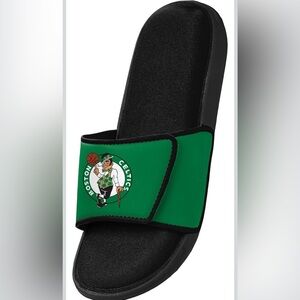 Boston Celtics Green Slide Sandals